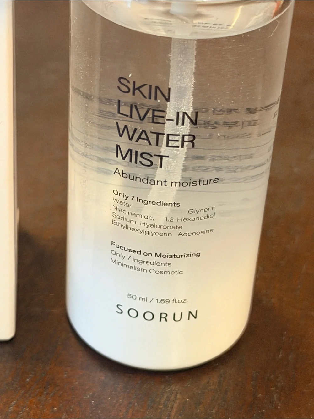 SOORUN Korean Skin Live-In Water Mist - Hydrating Face Mist NEW